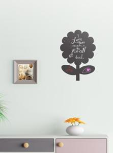Стенно табло Silhouette с тебеширен маркер, FLOWER