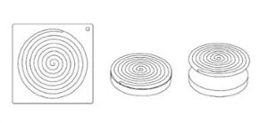 Форма за печене, силиконова PAVOTOP Spiral, Ø 160х10 мм