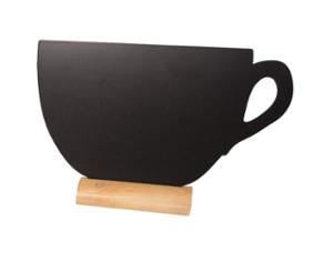 Табло-меню за маса Silhouette с тебеширен маркер, дървена основа, CUP