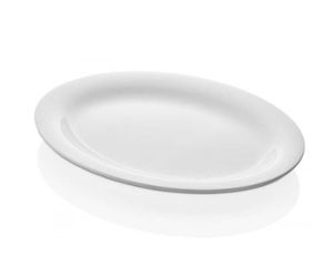 Плато овално Soft 400х310х38 мм, Thermoset меламин