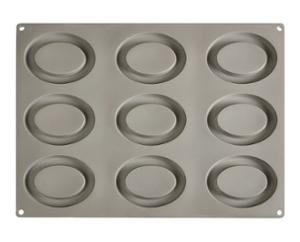 Форма за печене. силиконова GOURMAND Oval, 9 х 105х80х10 мм