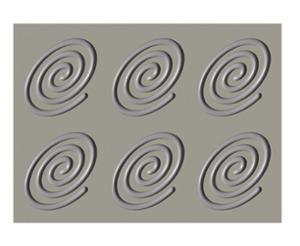 Форма за печене, силиконова GOURMAND Oval Spiral, 6 х 138х95х6 мм