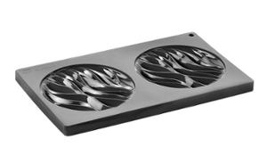 Форма за печене, силиконова PAVOTOP Mini River, 2 х Ø 110х12 мм