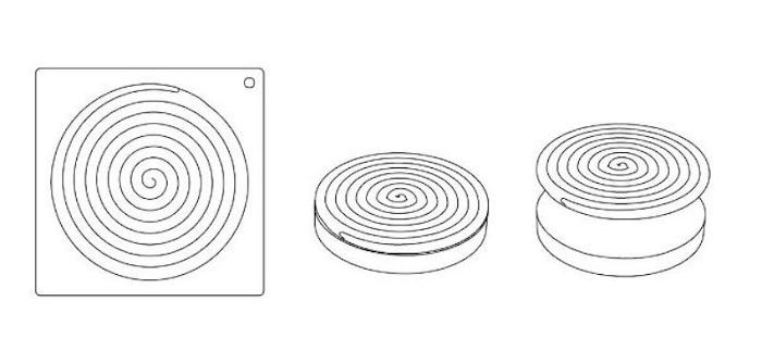 Форма за печене, силиконова PAVOTOP Spiral, Ø 160х10 мм