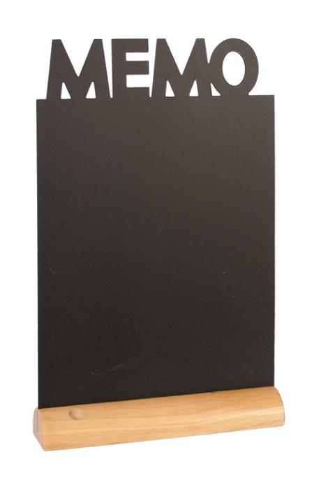 Табло-меню за маса Silhouette с тебеширен маркер, дървена основа, MEMO