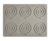 Форма за печене, силиконова GOURMAND Spiral, 6 х 120x110x3,5 мм - outlet.tomeko.bg Форма за печене, силиконова GOURMAND Spiral, 6 х 120x110x3,5 мм