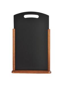 Табло-меню Handle, настолно, 30x50 см, тъмно кафява основа