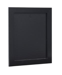Табло-меню с дървена рамка, черно, 20x24 см