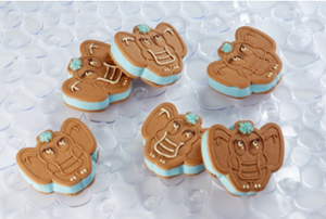 Форма силиконова PAVOCOOKIE Elephant, комплект 2 бр 6 х 65x75 мм - outlet.tomeko.bg Форма силиконова PAVOCOOKIE Elephant, комплект 2 бр 6 х 65x75 мм